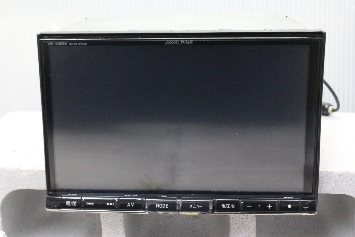 アルパイン 地デジ メモリー ナビ VIE-X0008V 地図データ 2013年 Bluetooth対応　*＄