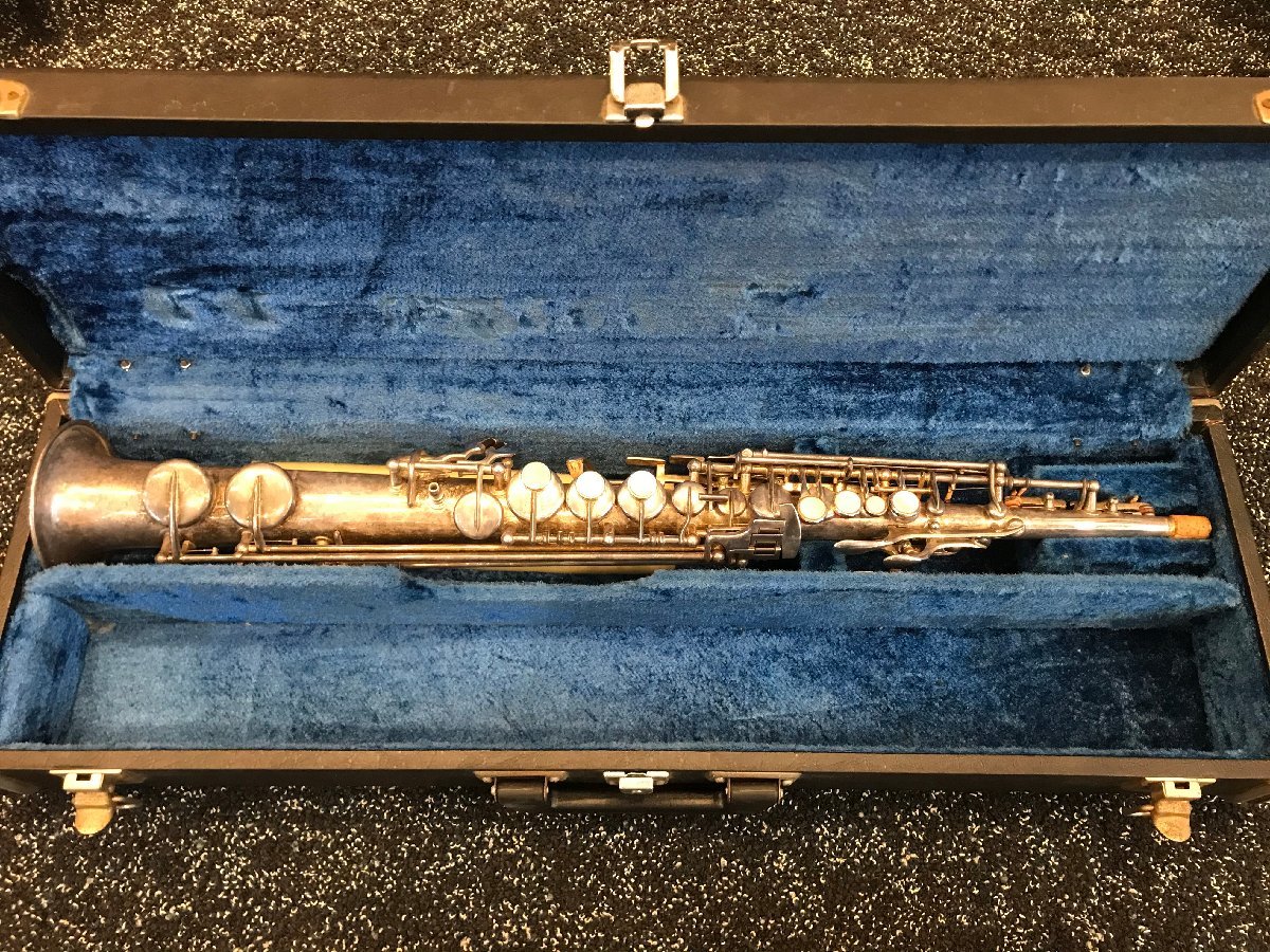 1円】BORGANI MACERATA ITALY ソプラノサックス ジャンク 現状品 