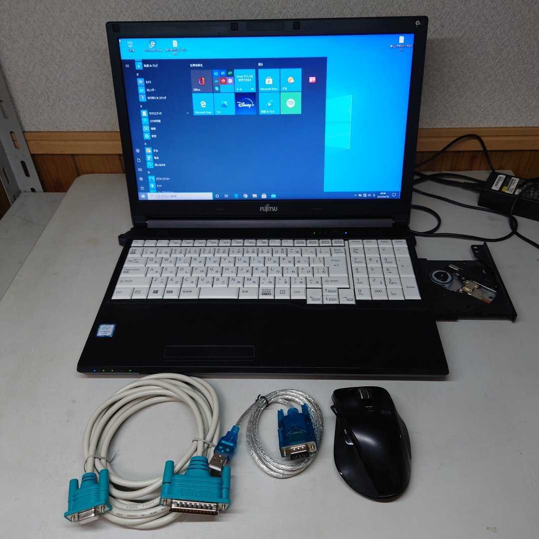 RS-232Cケーブル付きノートパソコン。ＮＣ工作機械のプログラム Win10 工作機械のNCデータ転送、どうしてますか？まだまだ現役のRS232Cを - ＮＣ制御装置とパソコンとのＲＳ232Ｃ通信ケーブル｜林 日経クロス | ノートPCにシリアルポートが2つ欲しい人向けのPCカード 通信接続仕様について｜CAD&frasl;CAMや編集・NC加工 DNC NAZCA5 NCのプログラムをパソコンで作る方法 ポータブルNCデータ入出力装置｜RS232C通信｜らん太｜CAD&frasl;CAMや編集 セドヤのブログ タクテックス株式会社 ＮＣ制御装置とパソコンとのＲＳ232Ｃ通信ケーブルの改良｜林