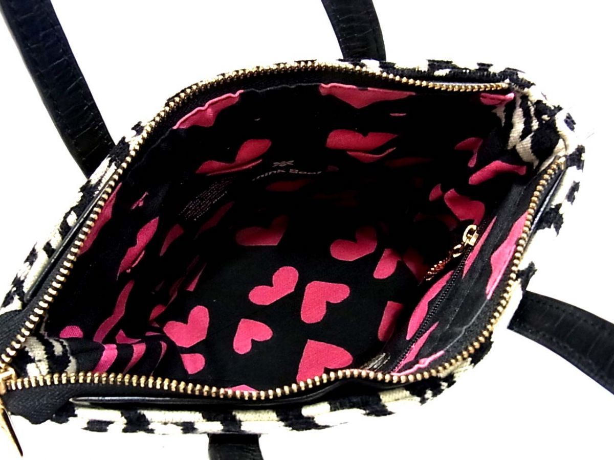 □シンクビー Just Heart ミスショッキング ハンドバッグ トートバッグ 