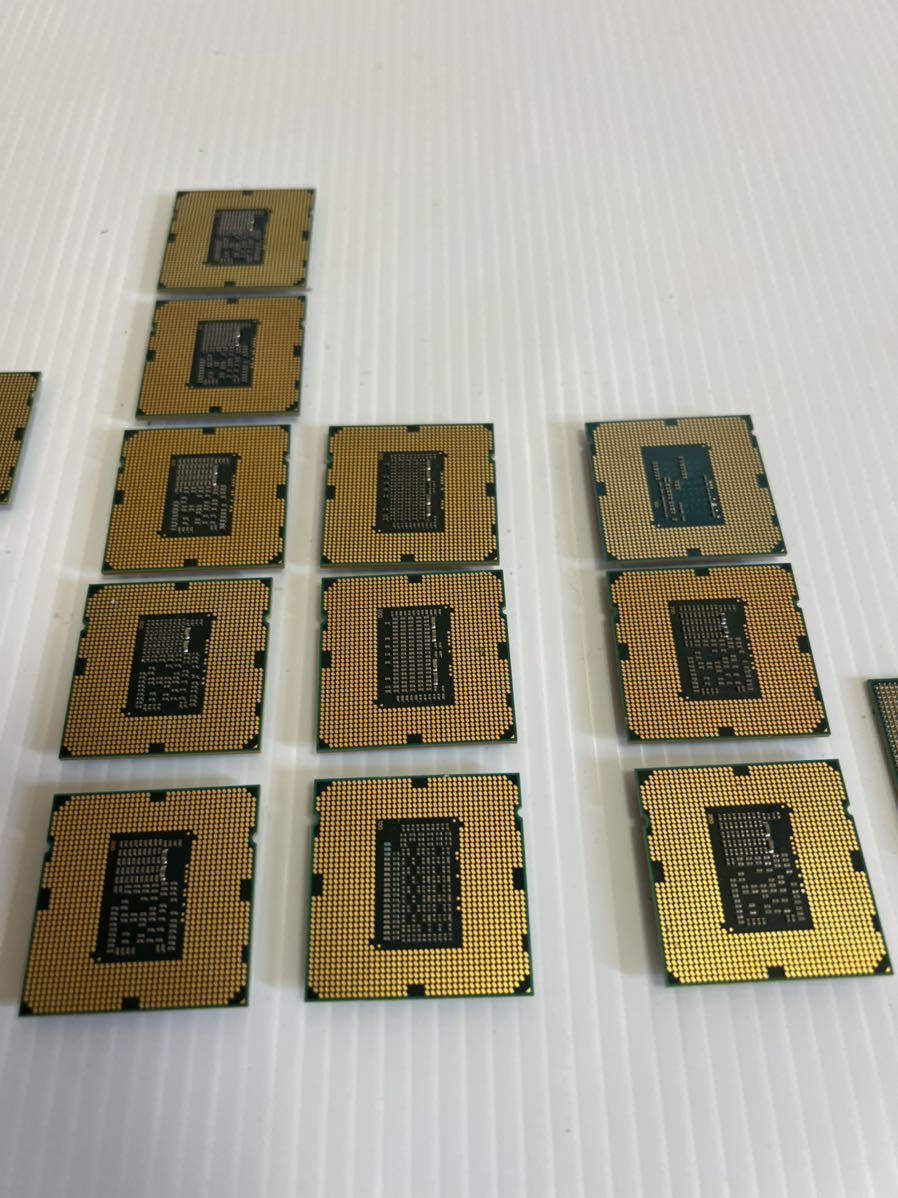 ジャンク】cpu Intel Core i7/7枚/Core i5 /8枚/Core i3/3枚他 合計19