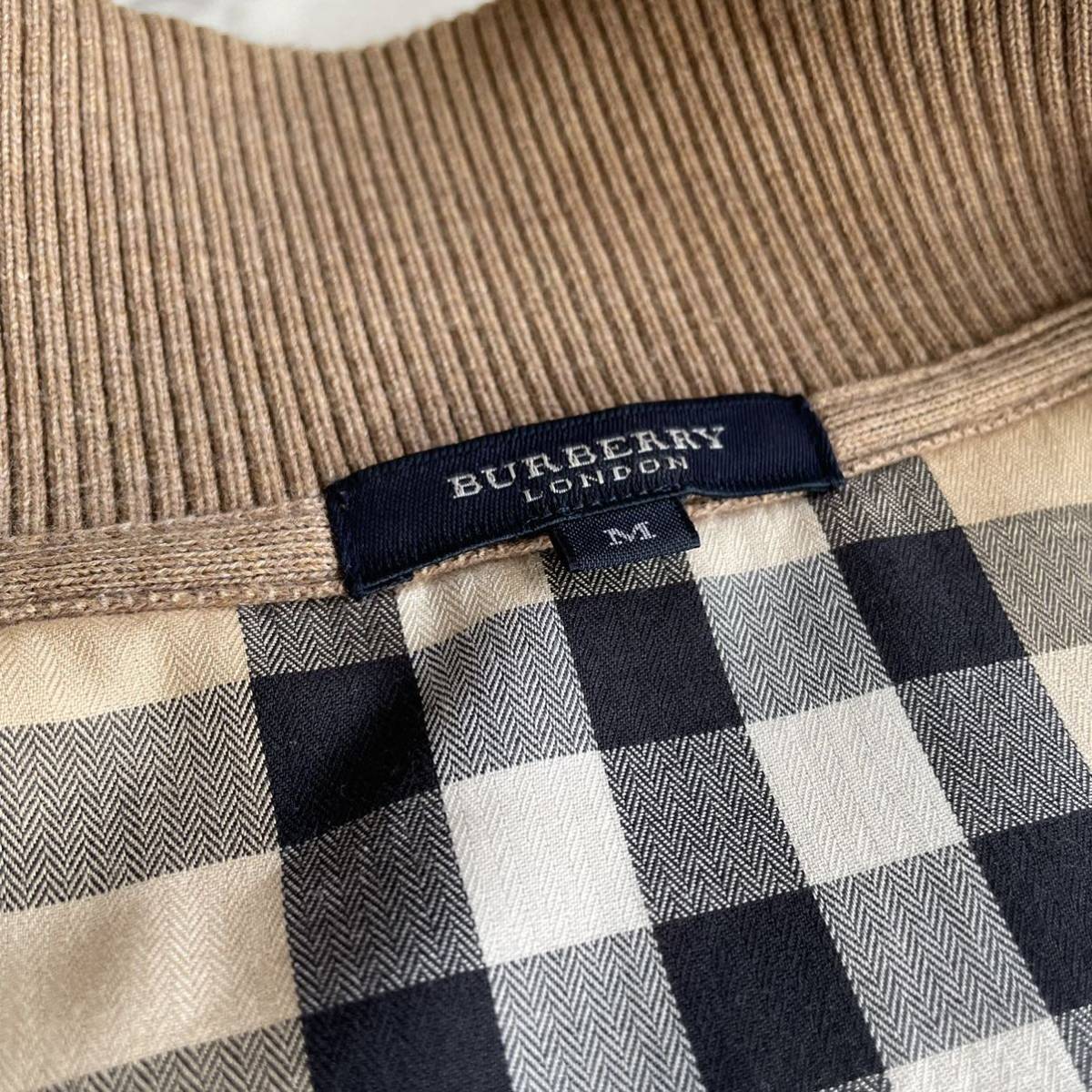 良品☆BURBERRY LONDON セーター M バーバリーロンドン ベージュ 