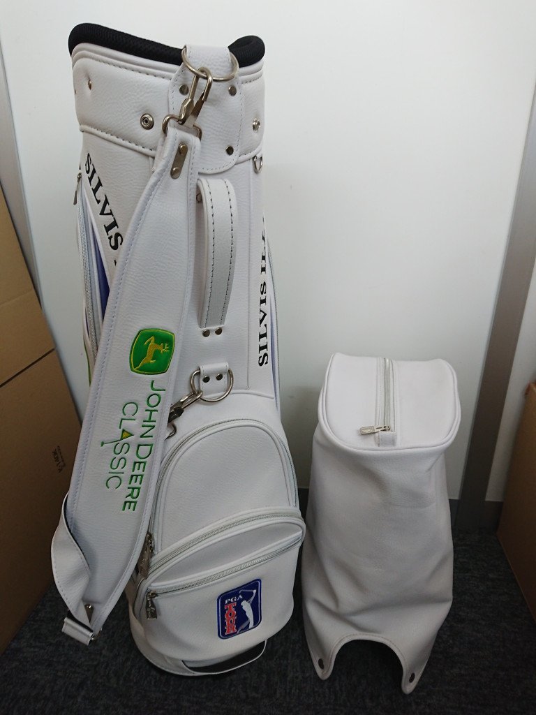 希少・限定】PGA TOUR ジョンディア・クラシック キャディバッグ 白