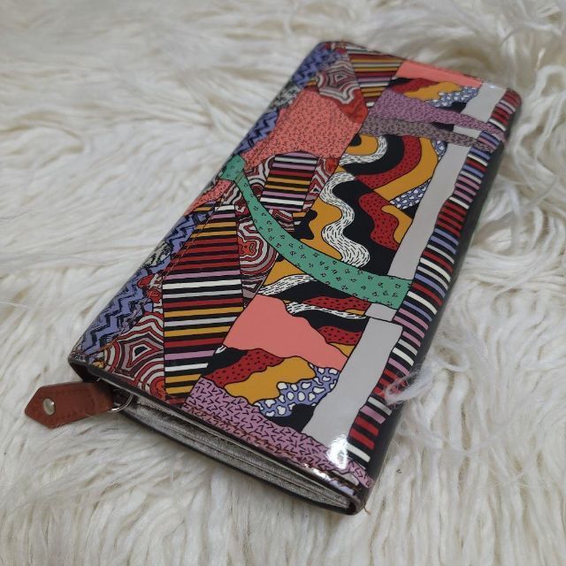 Vivienne Westwood 長財布 ジャイアントオーブ シルバー マルチカラー