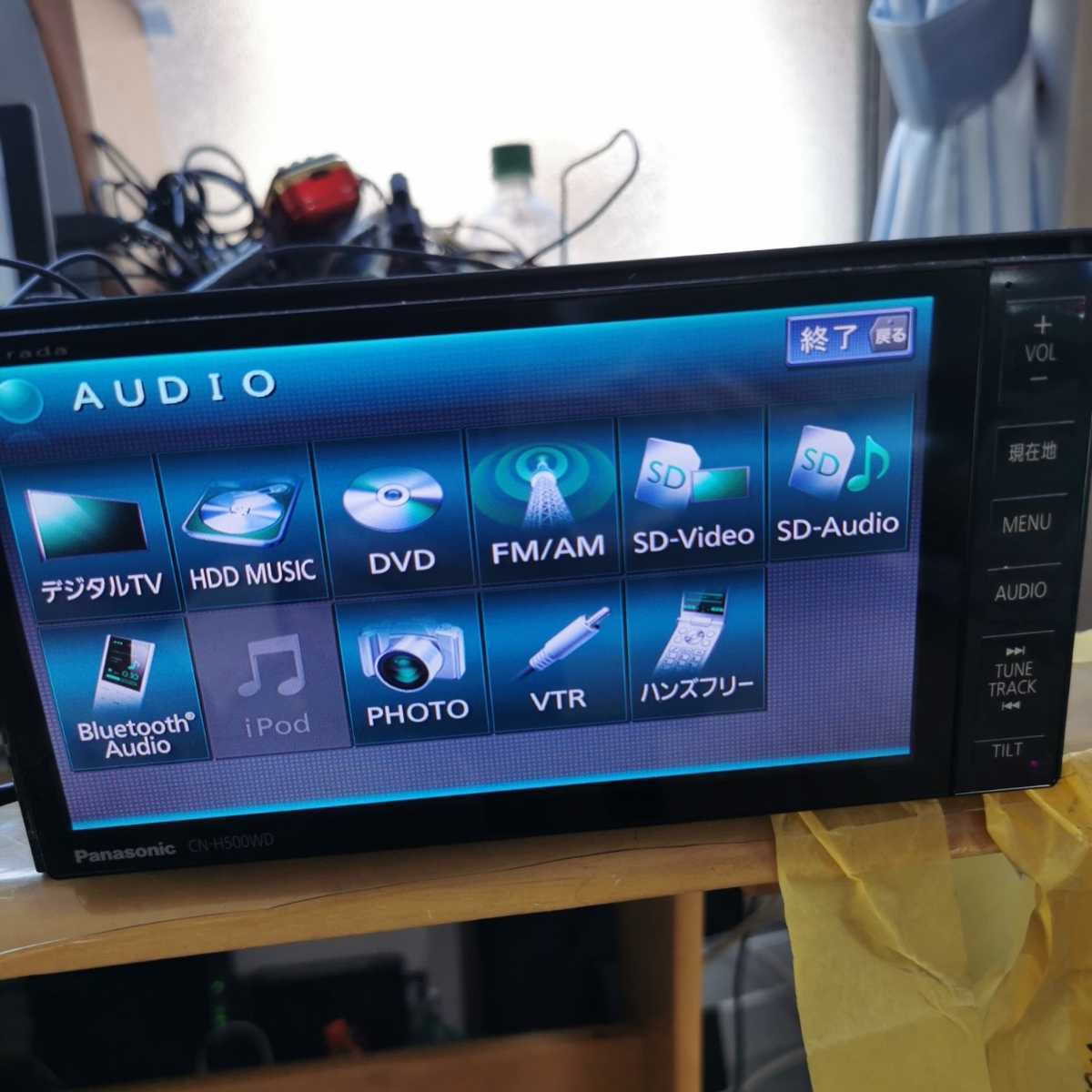 パナソニック HDDナビ CN-HW880DFA スバルオプション ジャンク品