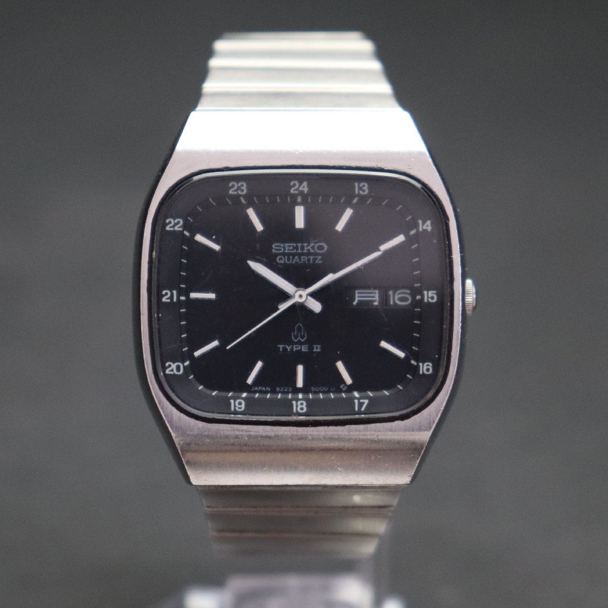 SEIKO TYPEⅡ セイコー タイプ2 シングルクォーツ 8223-5000 ブラック