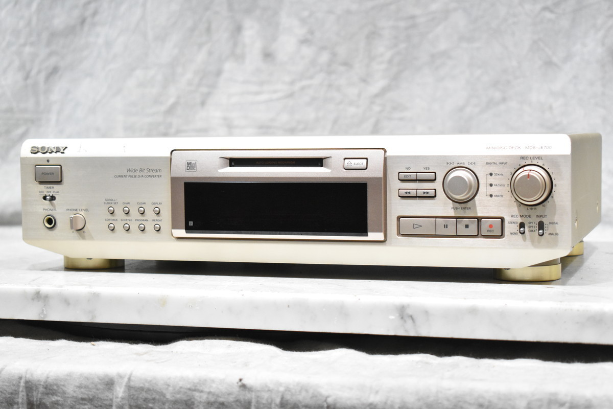 超激得，豊富な SONY ソニー MDデッキ MDS-JE700(一般)｜売買されたオークション情報、yahooの商品情報をアーカイブ公開 - オークファン 一般
