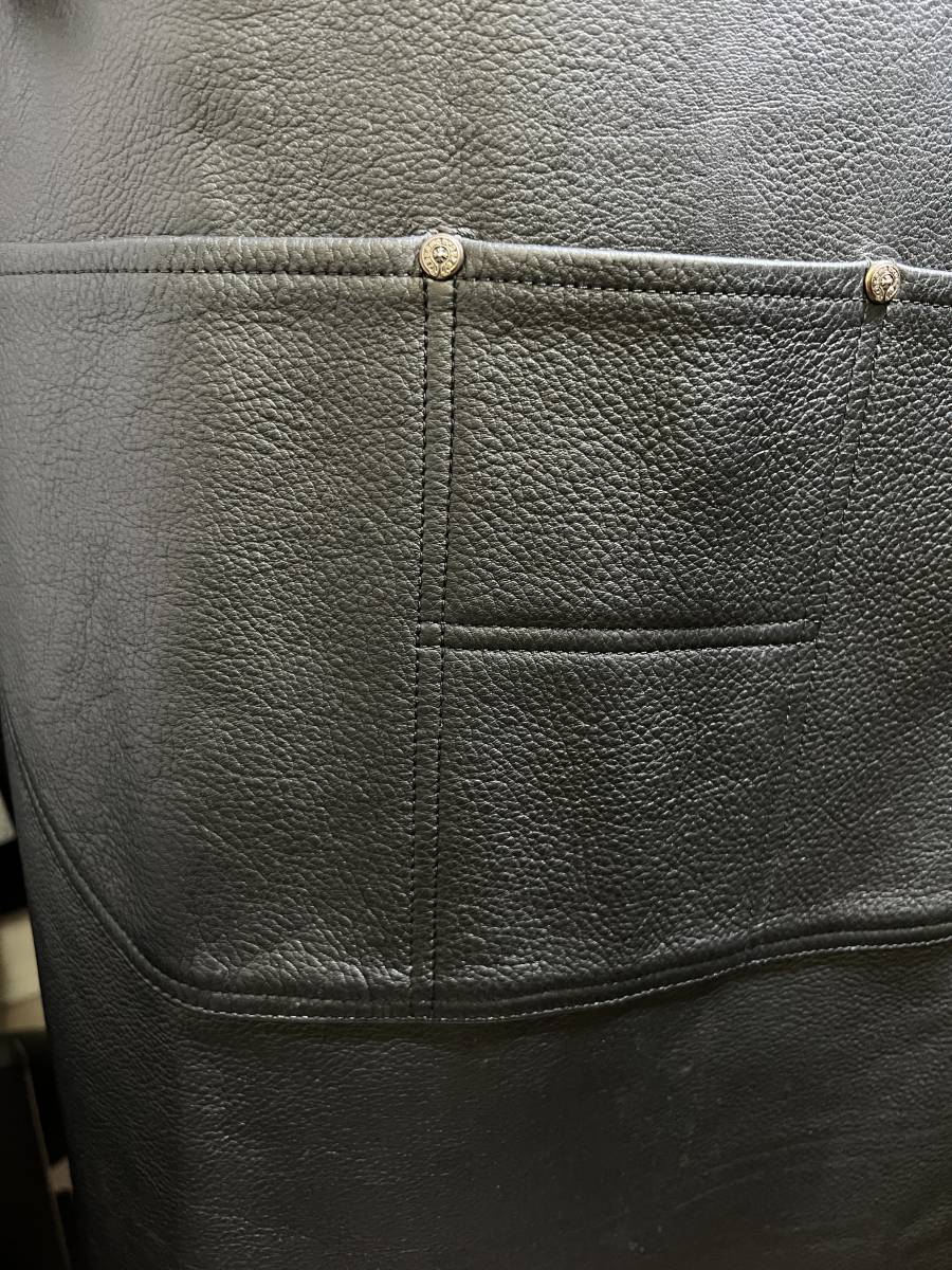 クロムハーツChrome Hearts レザーエプロン レザージャケット(服飾小物