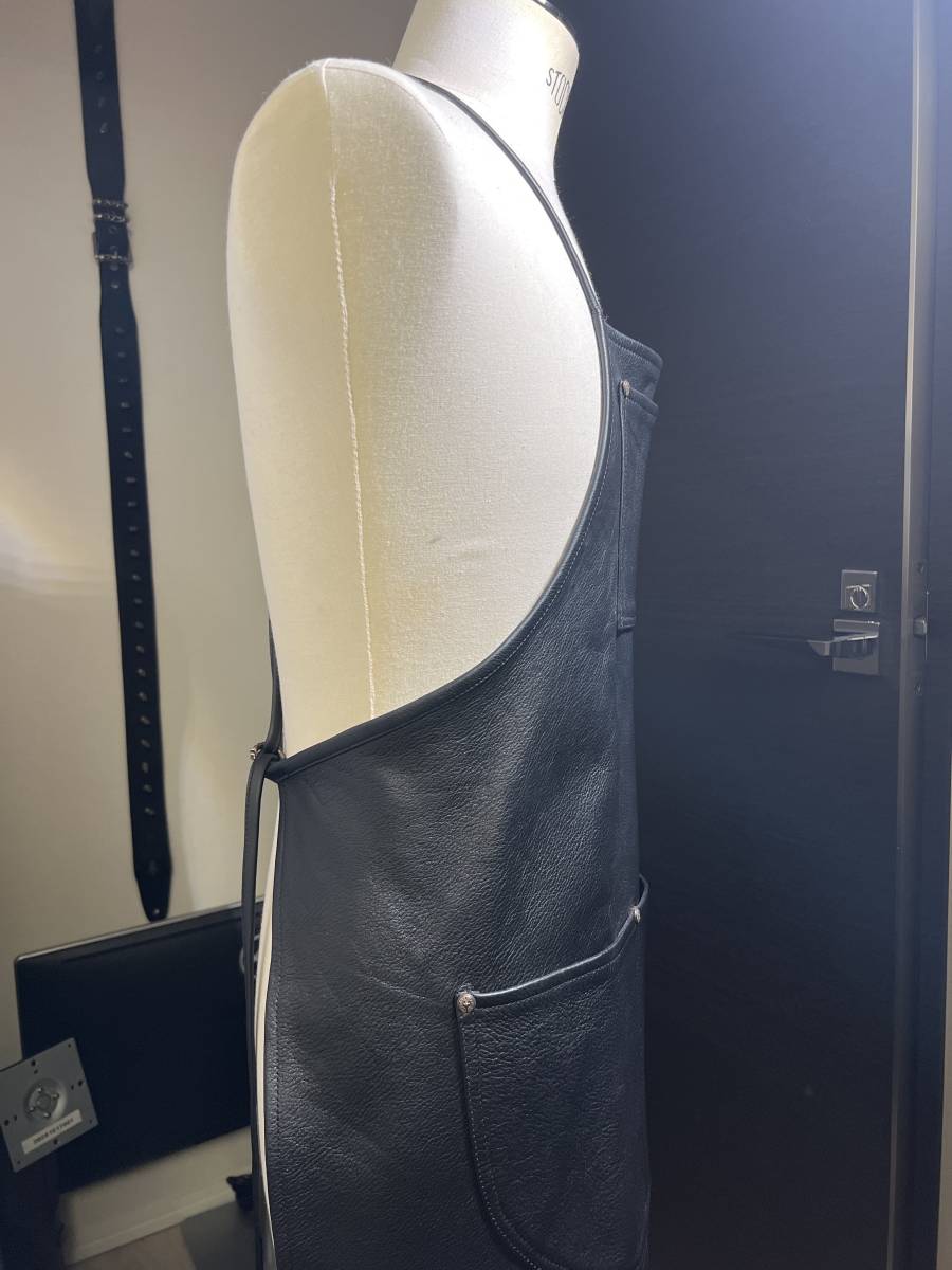 クロムハーツChrome Hearts レザーエプロン レザージャケット(服飾小物