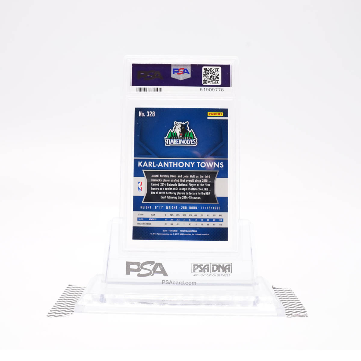 PSA9 Karl-Anthony Towns 2015 Panini Prizm プリズム カール 