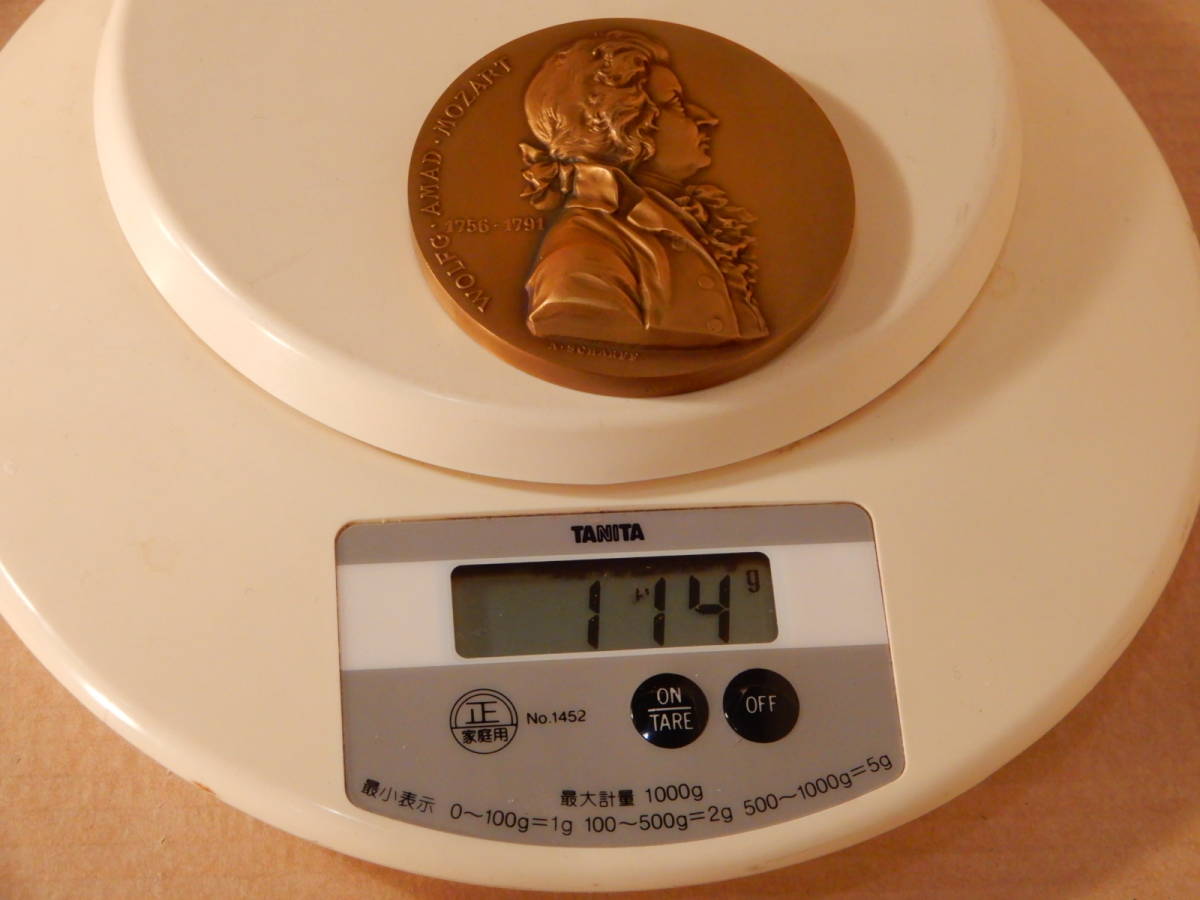 希少 モーツァルト 記念メダル 「MÜNZE WIEN」900 刻印 銀 メルカリ
