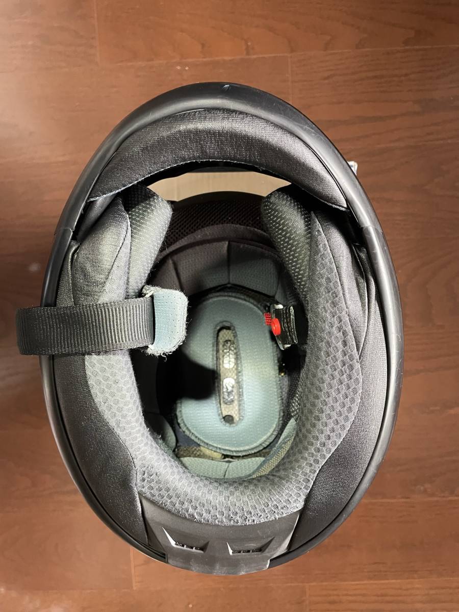 美品 Arai RX-7 RR5 グラスブラック 55-56 アライ フルフェイス