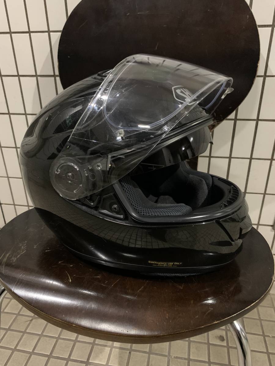 中古 SHOEI GT AIR フルフェイスヘルメット 黒 L 59cm ショーエイ 中古 SHOEI GT AIR フルフェイスヘルメット 黒 L 59cm ショーエイ