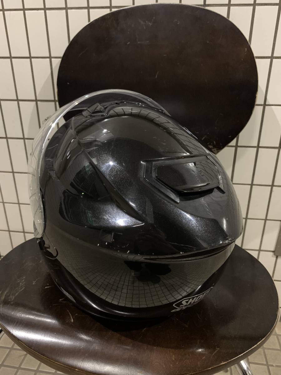 中古 SHOEI GT AIR フルフェイスヘルメット 黒 L 59cm ショーエイ 中古 SHOEI GT AIR フルフェイスヘルメット 黒 L 59cm ショーエイ