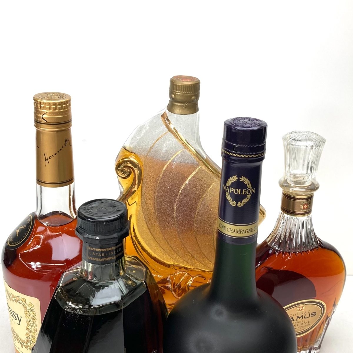 同梱不可 未開栓 コニャック 5本セット 容量350ml 700ml クルボアジェ