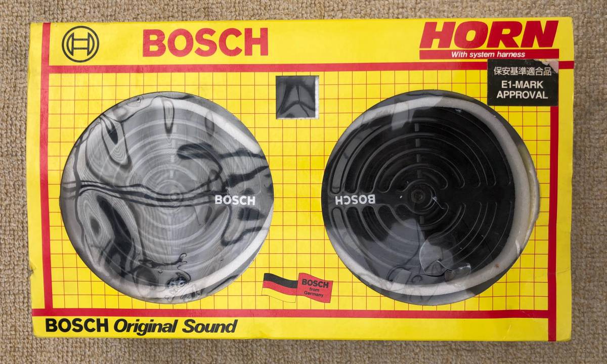 ボッシュ スーパートーンホーン 品 BOSCH HORN 昭和のあこがれボッシュ 