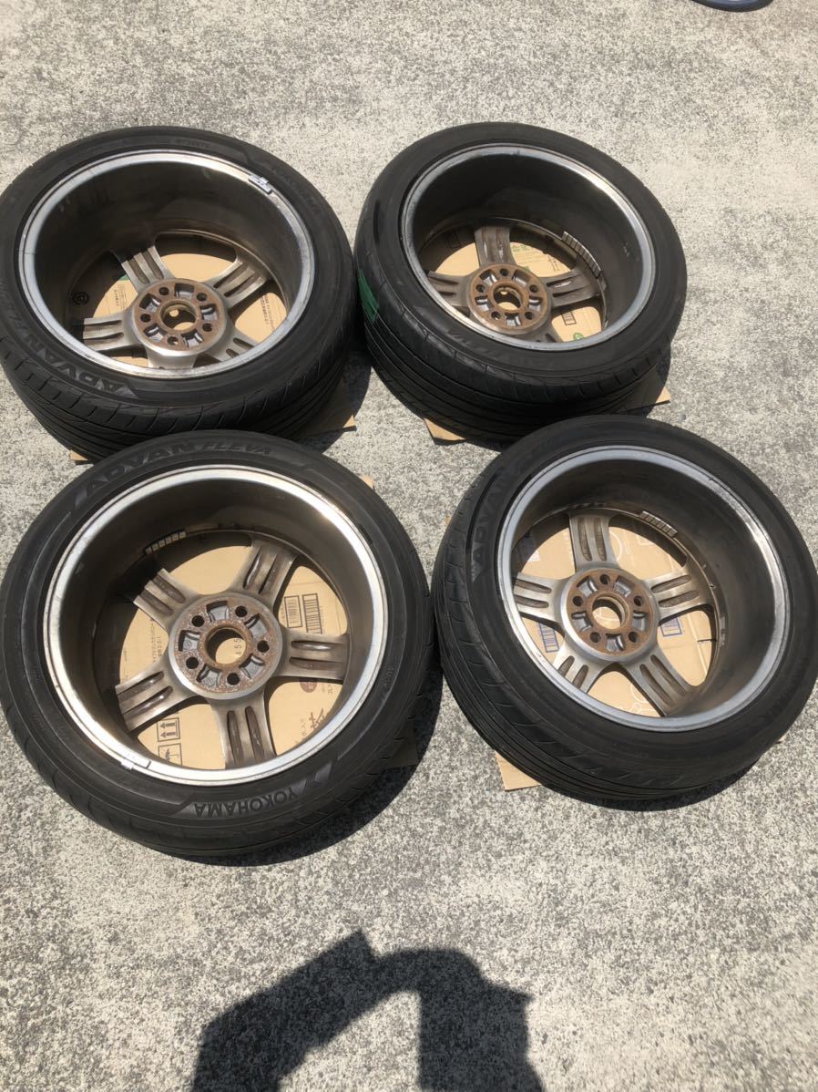 トヨタ アルテッツァ純正 17インチアルミ　215/45R17 バリ山4本セット トヨタ アルテッツァ純正 17インチアルミ 215/45R17 バリ山4本セット