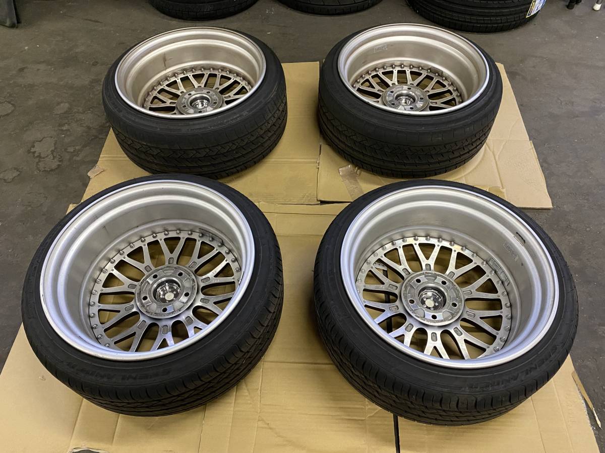 深リム】WORK MEISTER M1 18インチ 9.5J+32 9.5J＋7 114.3 5穴 4本(5穴 