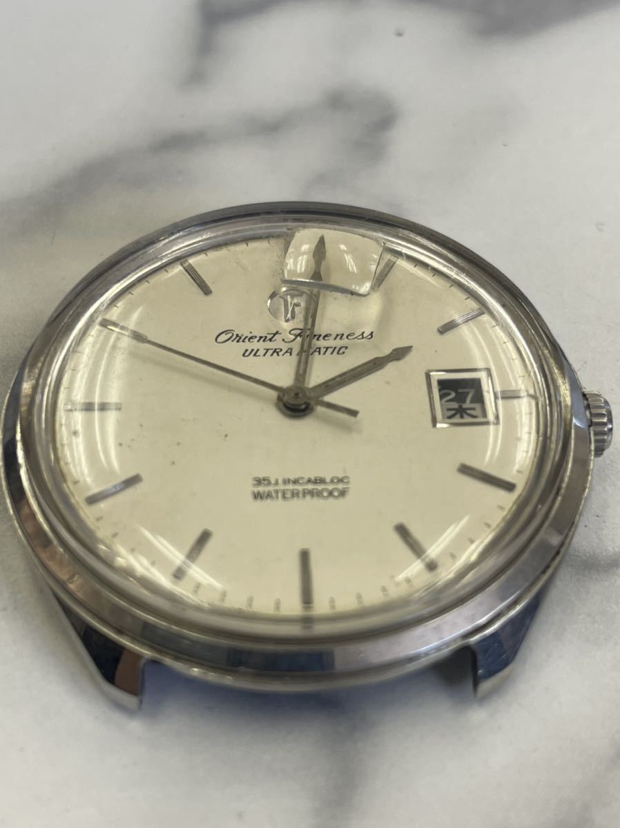 稼働品ですが風防ずれてます・Orient Finenes オリエント ファイネス 