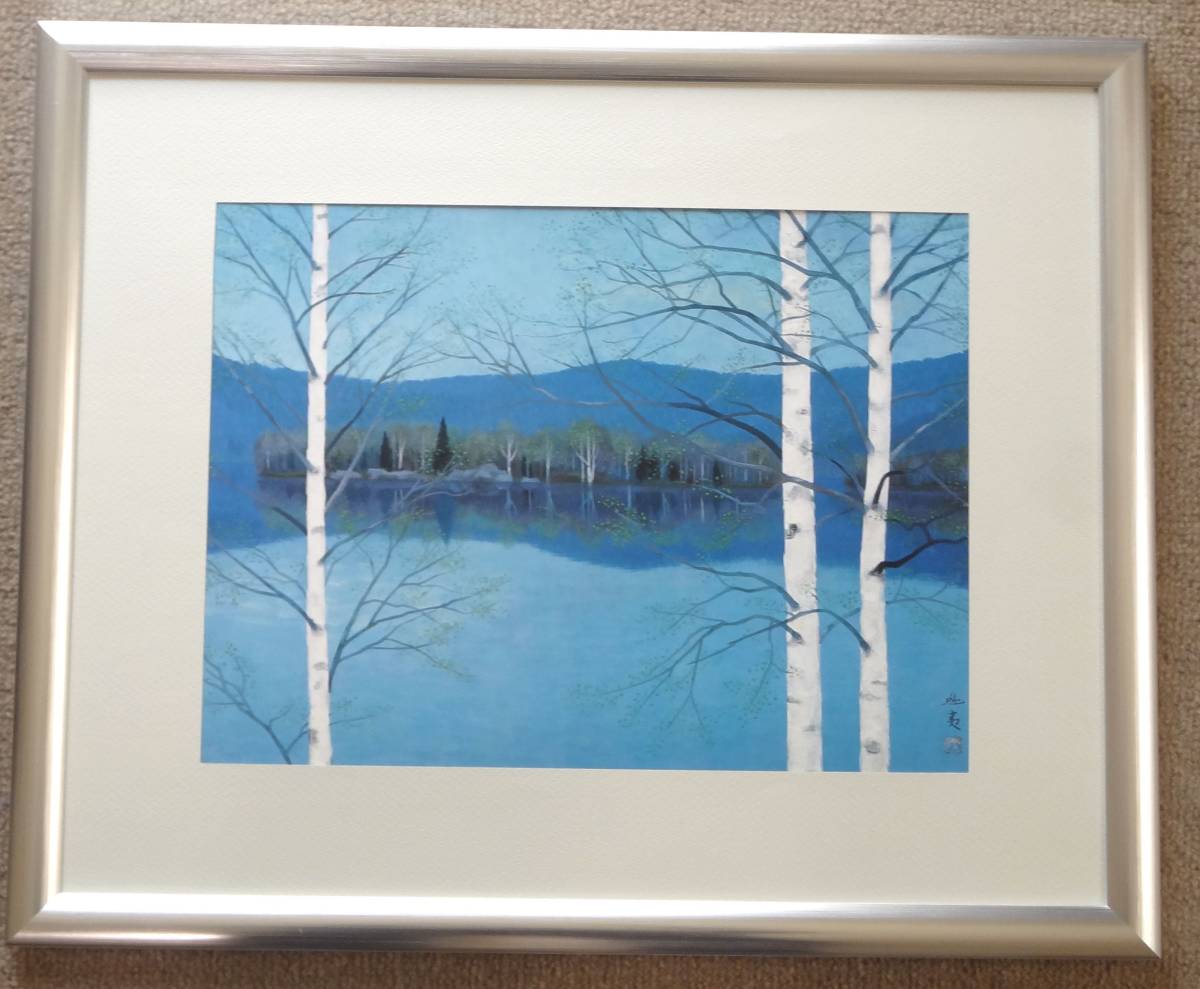 東山　魁夷 、【静物B】、希少画集画、新品高級額・額装付、状態良好 東山 魁夷 、【静物B】、希少画集画、新品高級額・額装付、状態良好