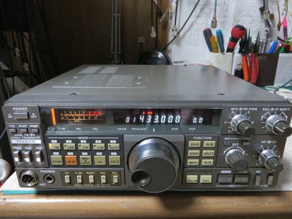 ts-811 Kenwood KENWOOD TS-811D 430MHz25W 清掃、整備、動作確認済