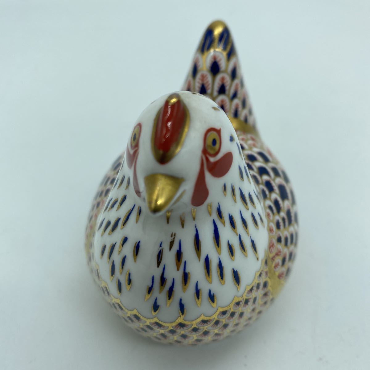 ロイヤルクラウンダービーのフィギュリン 鶏 【公式通販】