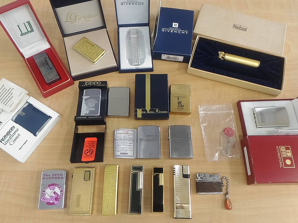 【MR/0823】ライターおまとめ　Zippo ジバンシイ　ダンヒル　大量　ジャンク こ度はご覧いただきありがとうございます