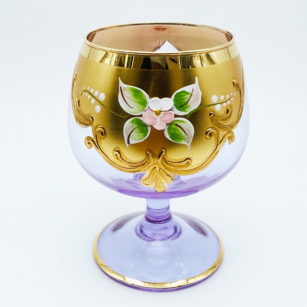 ベネチアンガラス フィギュア 猫 美術品 金彩 ガラス アンティーク