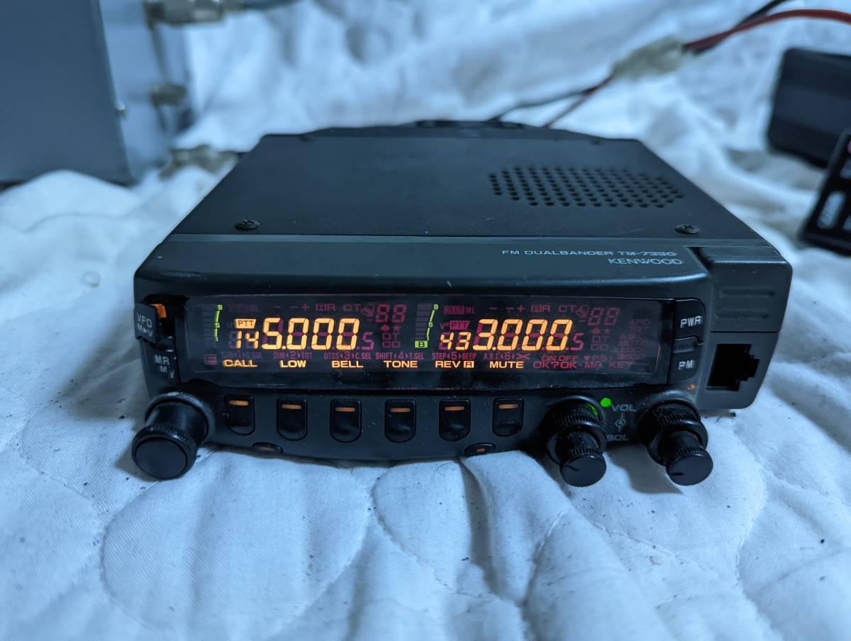 豊富な，人気セール KENWOOD TM-733GS 145/430MHz FM デュアル ハイパワー 無線機 トランシーバー 現状品(モービル)｜売買されたオークション情報、yahooの商品情報をアーカイブ公開 - オークファン モービル