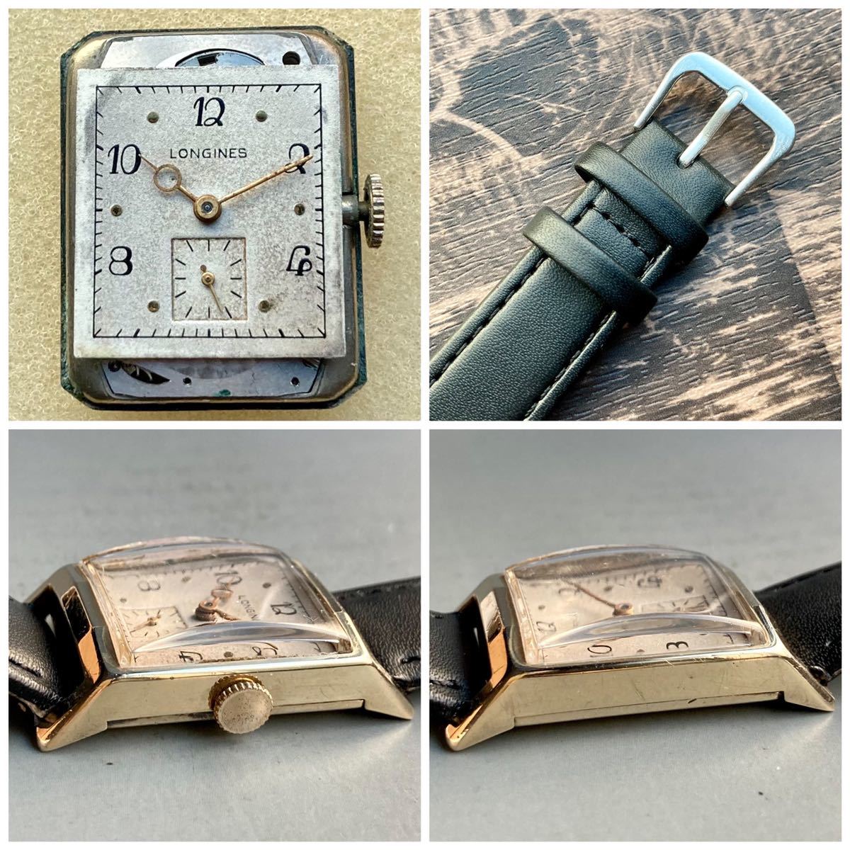 動作良好】ロンジン アンティーク 腕時計 1940年代 手巻き メンズ 