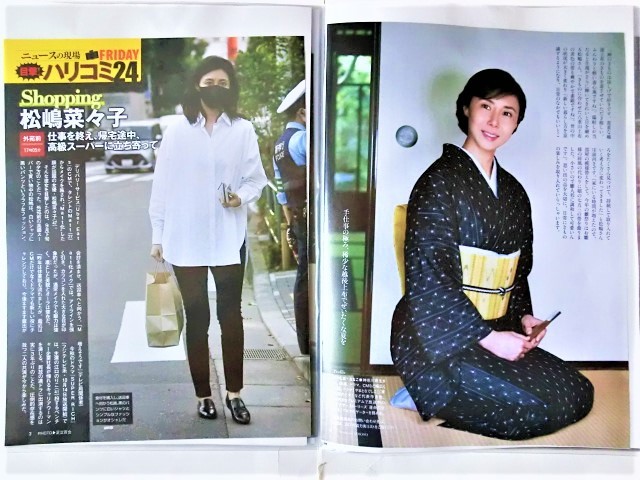 松嶋菜々子◇◇切り抜き20ページファイル冊子◇◇(タレント)｜売買