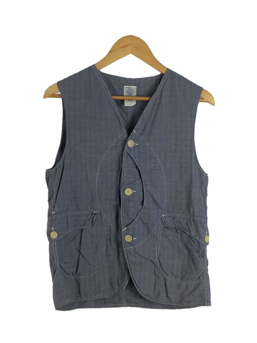 POST OVERALLS◆ベスト/-/コットン/BLU/無地 POST &frasl; OVERALLS(ポストオーバーオールズ) VEST&frasl;USA製&frasl;S&frasl;コットン Yahoo!オークション post