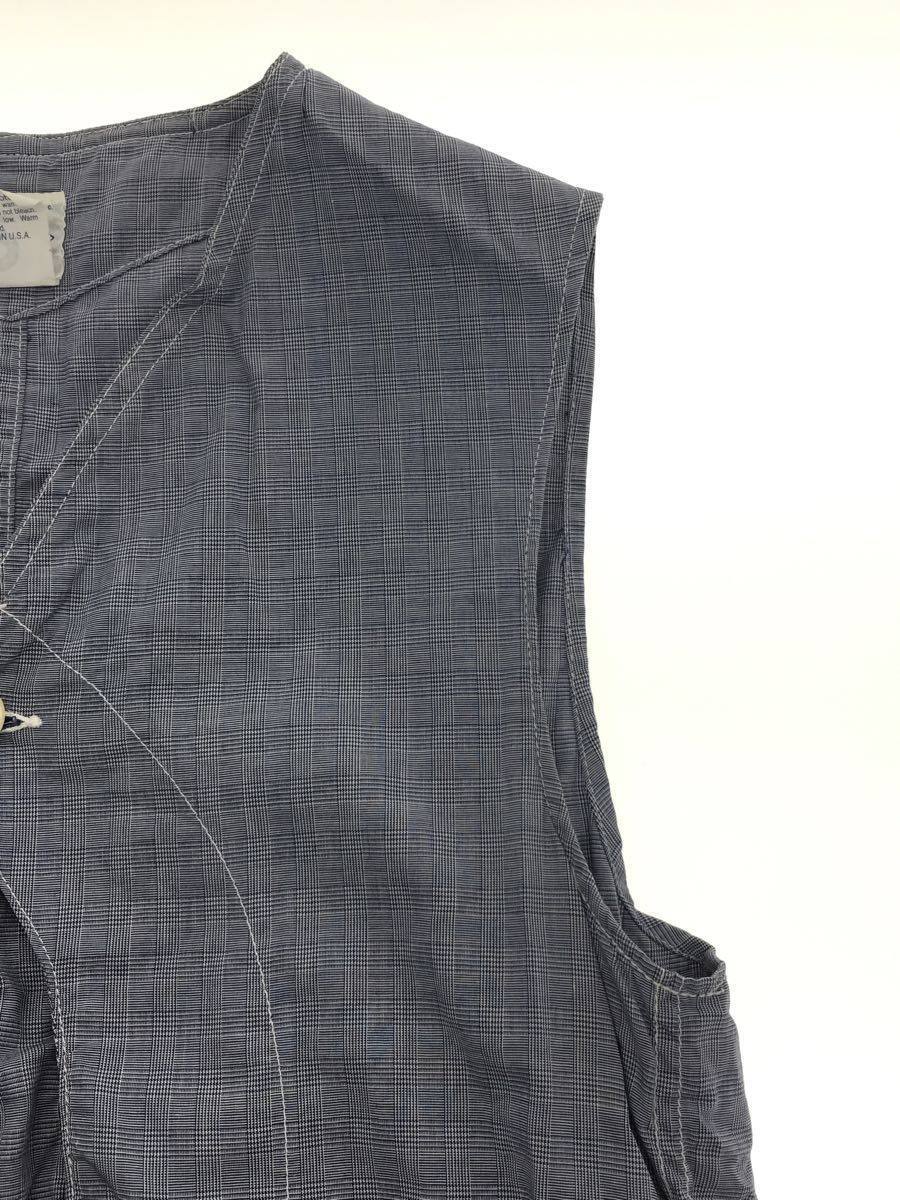 POST OVERALLS◆ベスト/-/コットン/BLU/無地 POST &frasl; OVERALLS(ポストオーバーオールズ) VEST&frasl;USA製&frasl;S&frasl;コットン Yahoo!オークション post