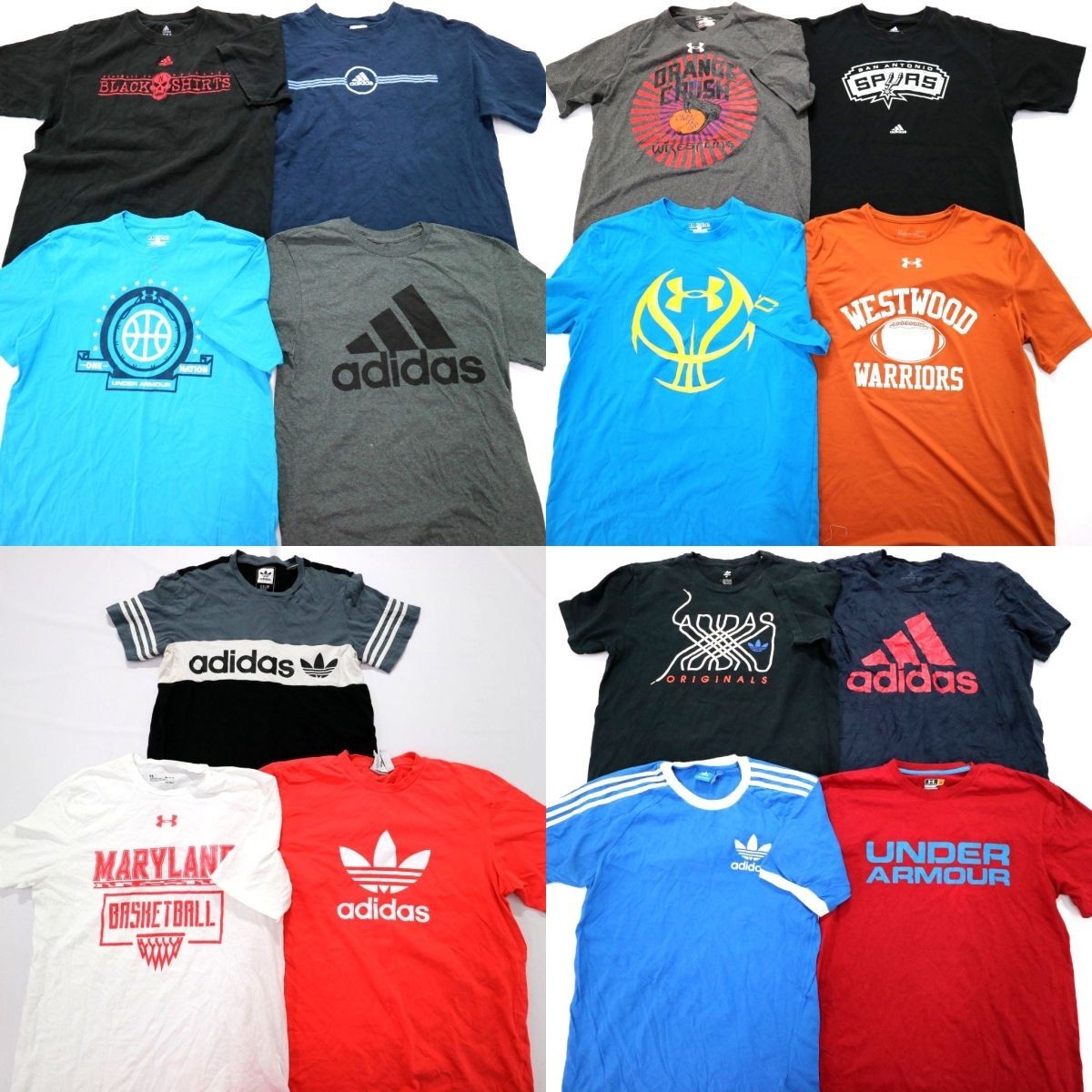 ◎スポーツブランドMIX Tシャツ set アディダス スポーツ 他 (メンズM 