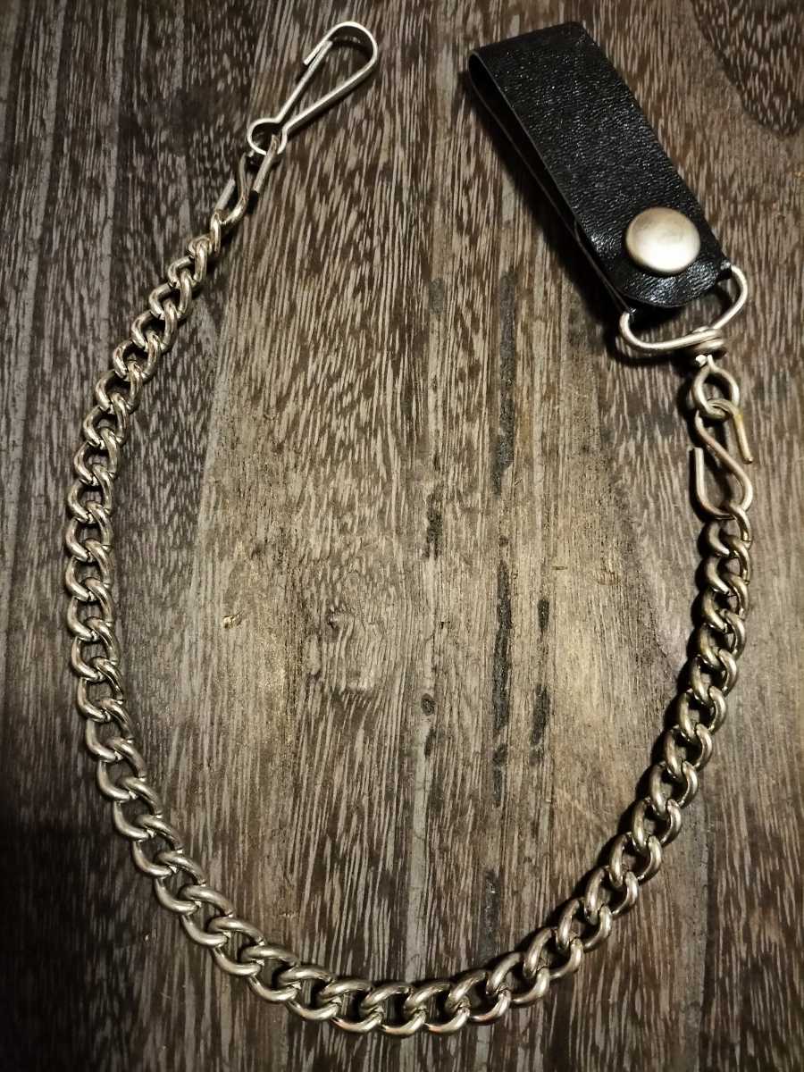 ビンテージ 極太 トラッカーウォレットチェーン 80年代 70年代 USA製  