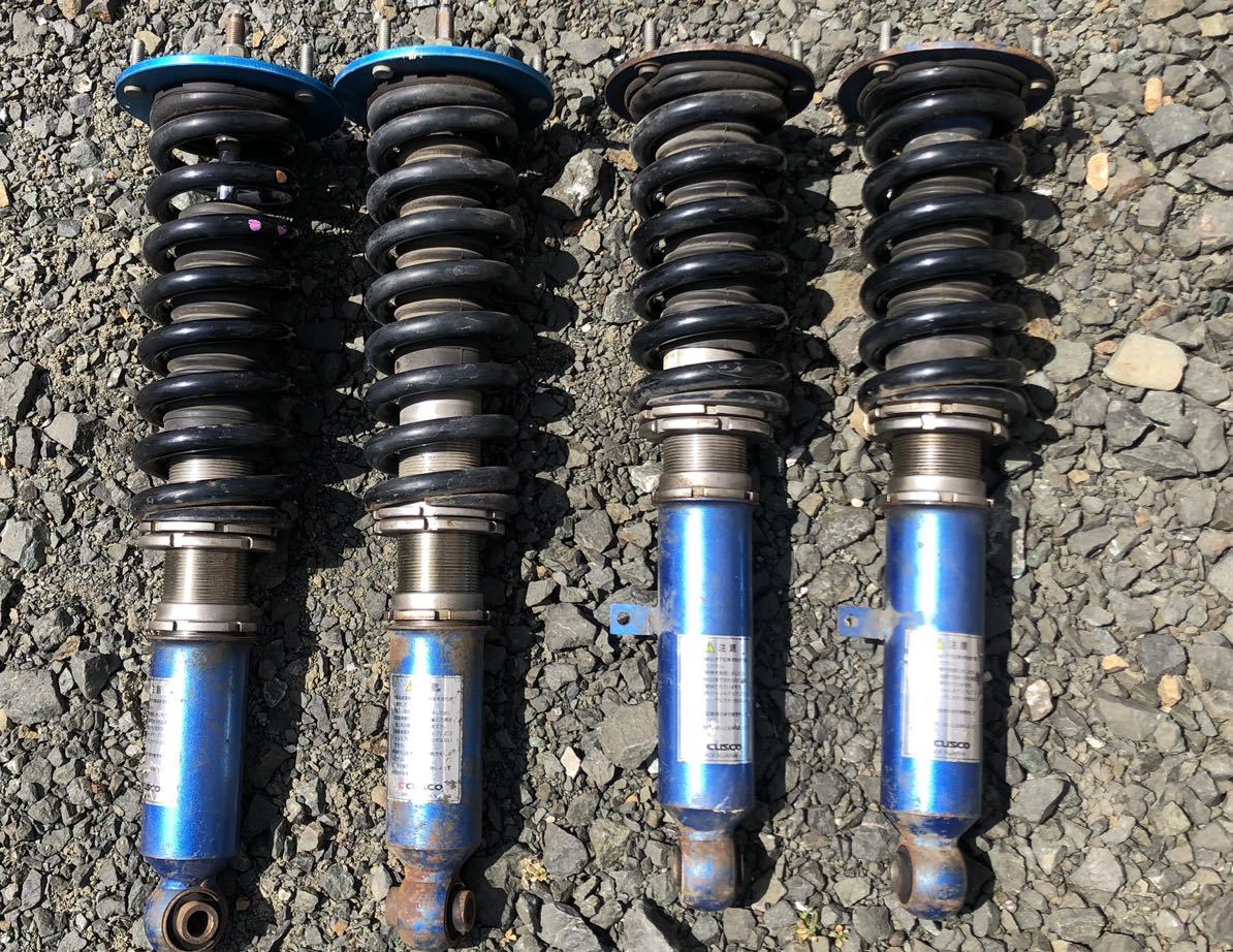 本物保証，品質保証 JZX100 チェイサー マーク2 クレスタ 車高調 CUSCO クスコ フルタップ ジャンク(サスペンションキット（一式）)｜売買されたオークション情報、yahooの商品情報をアーカイブ公開 - オークファン サスペンションキット（一式）