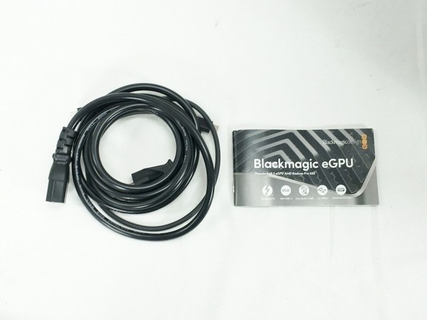 Blackmagic eGPU RX580 Mac用 外付け GPU グラフィック 周辺機器 中古 