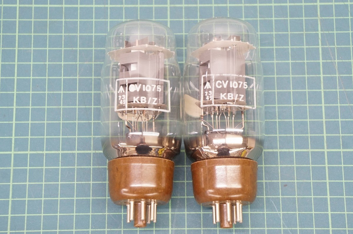 NZ] gec KT66 CV1075 KB/Z 真空管 ペア (2本1組) 元箱付き【未