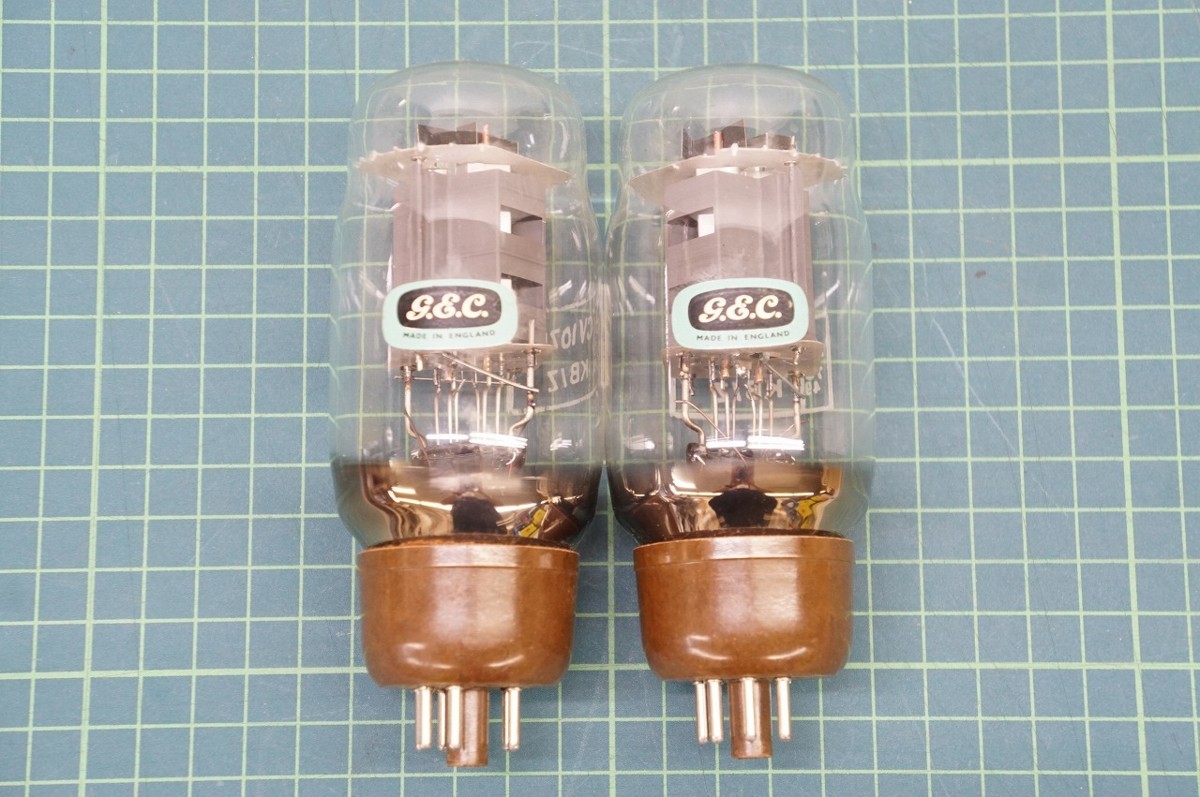 NZ] gec KT66 CV1075 KB/Z 真空管 ペア (2本1組) 元箱付き【未