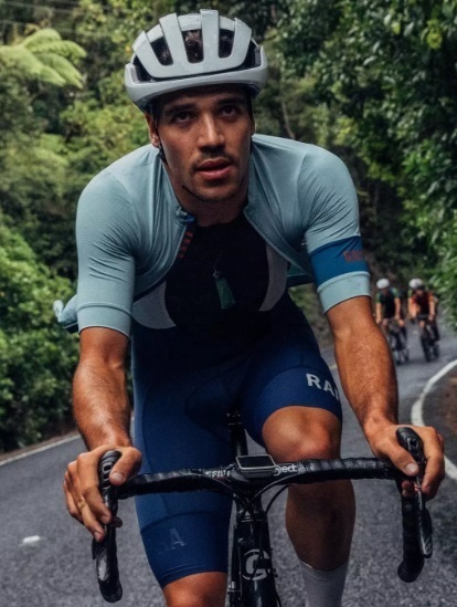 ラファ プロチームトレーニングジャージ Mサイズ ブルー×ライトブルー 新品 Rapha ラファ Pro Team ジャージ ライトブルー M 【公式通販】