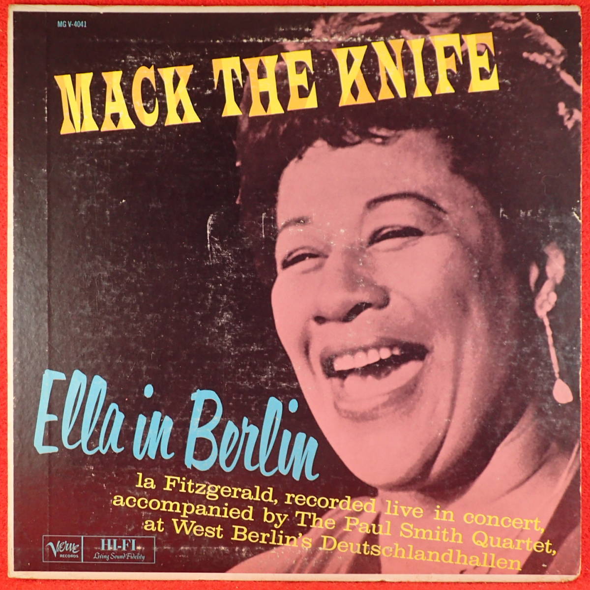 【超激得，低価】 1円開始 神洗浄 ギガレア USオリジナル 準美盤 VERVE MONO 両溝 ELLA FITZGERALD/Mack The Knife/Ella in Berlin 女性VOCAL最強名盤(ボーカル)｜売買されたオークション情報、yahooの商品情報をアーカイブ公開 - ボーカル