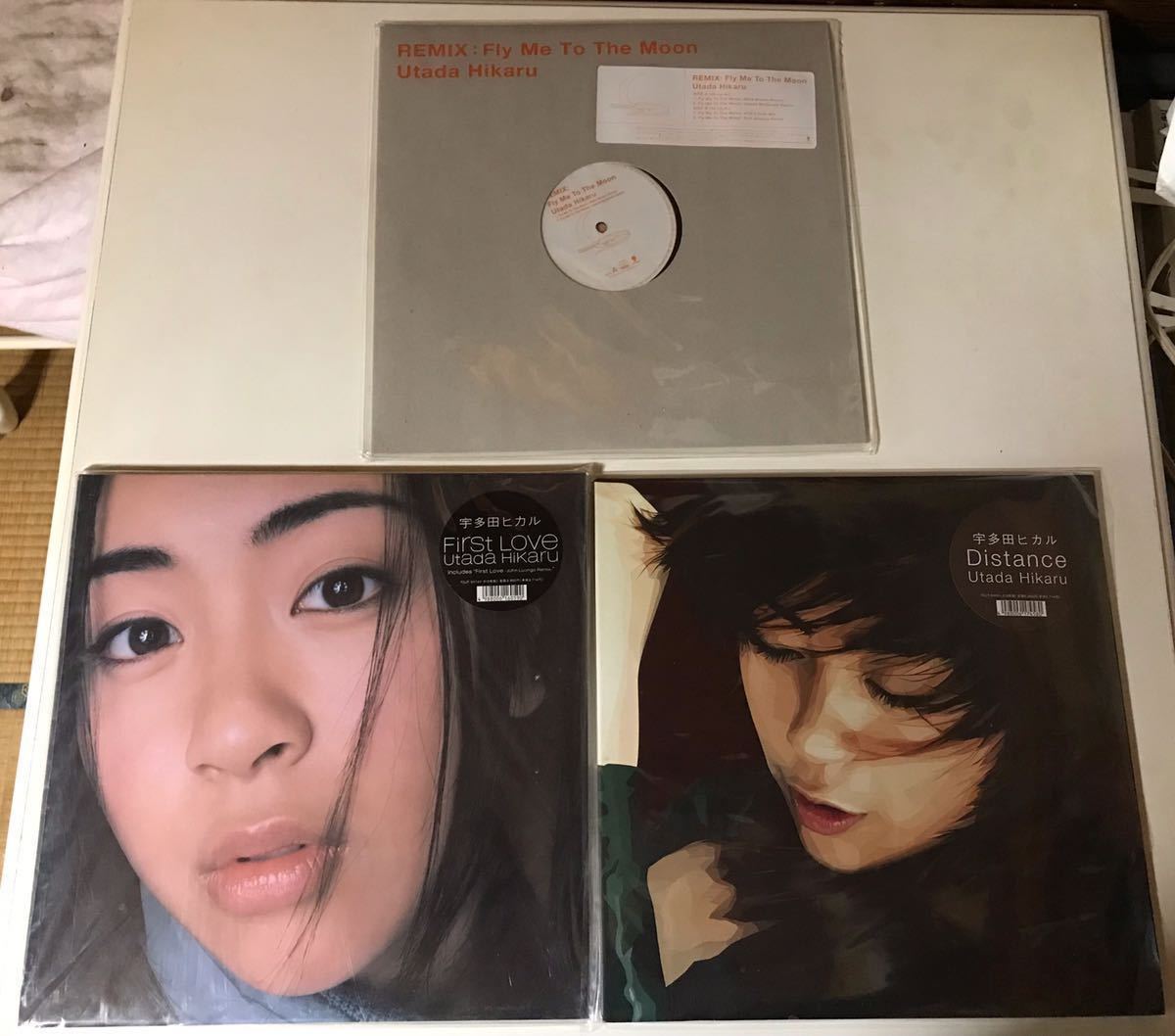 宇多田ヒカル LPレコード 3種セット First Love (1999) Distance (2001