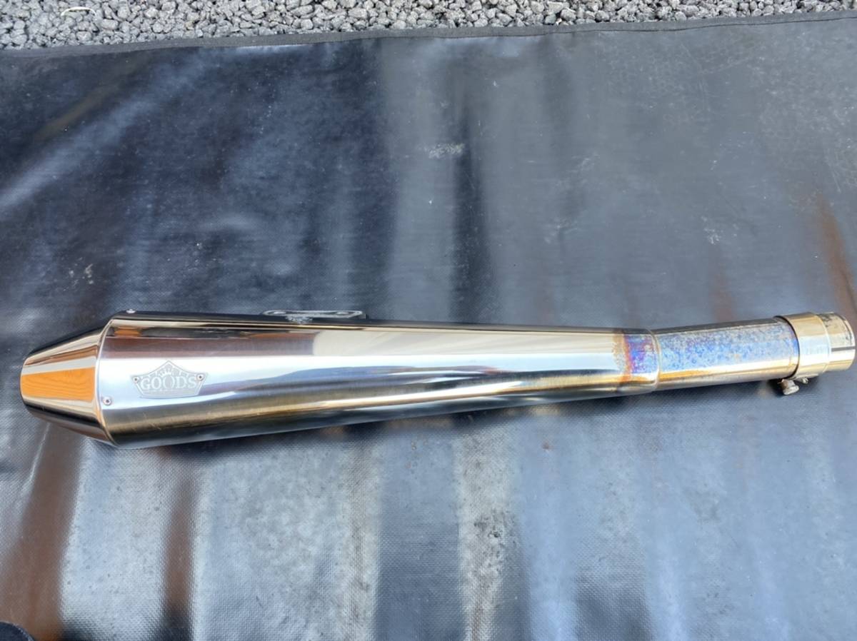 sr400 テーパードコーン スリップオンマフラー カフェ　チョッパー　51 SR400用 goods TAPERED CONE スリップオンマフラー SR400/500