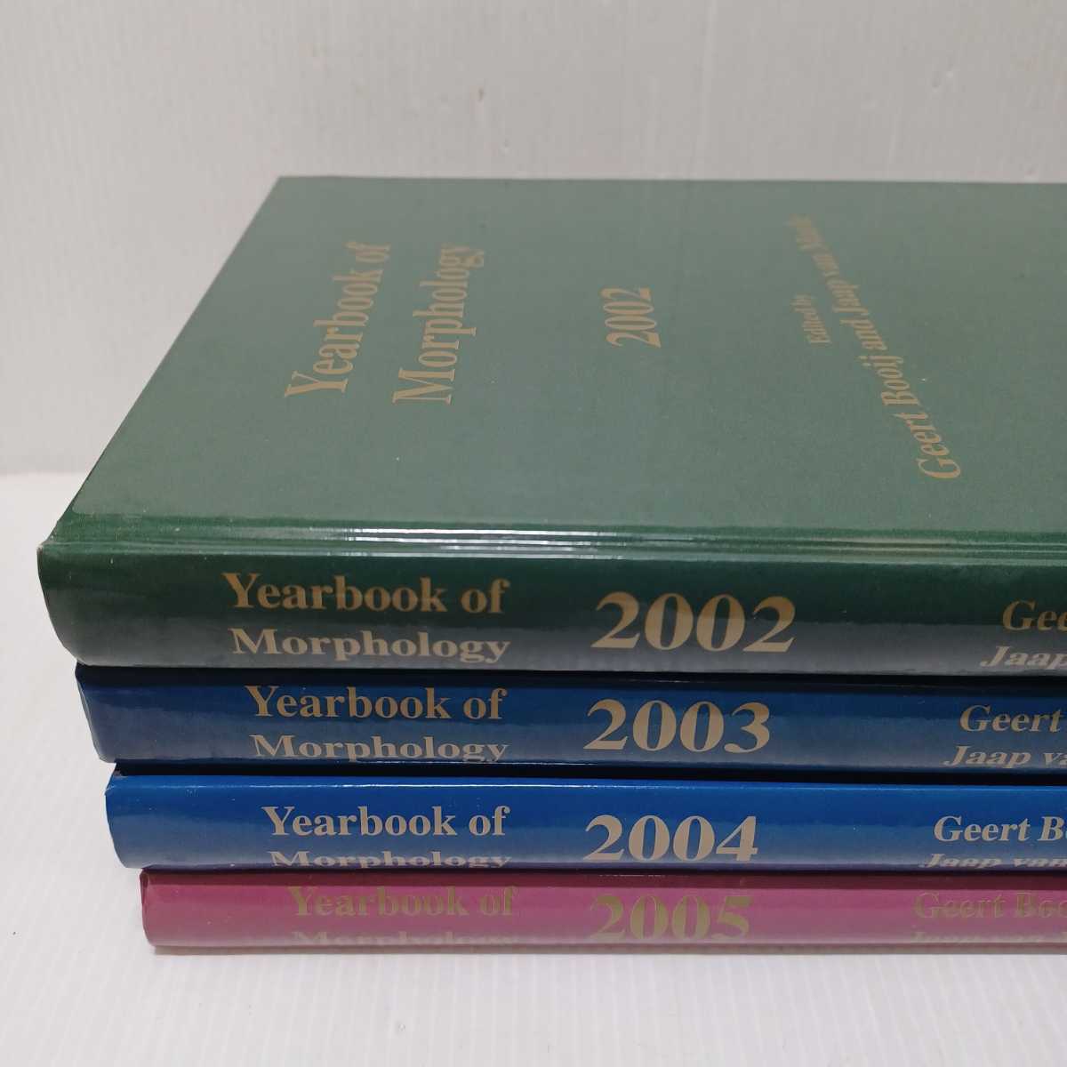 Yearbook of Morphology 2002 2003 2004 2005 4冊 言語学 形態論年鑑 Geert Booij ...