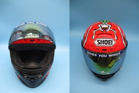 【土日限定価格】SHOEI X-Fourteen MARQUEZ4 Lサイズ ki0428/01/62 SHOEI X-Fourteen MARQUEZ4 ショウエイ X-14 マルケス4