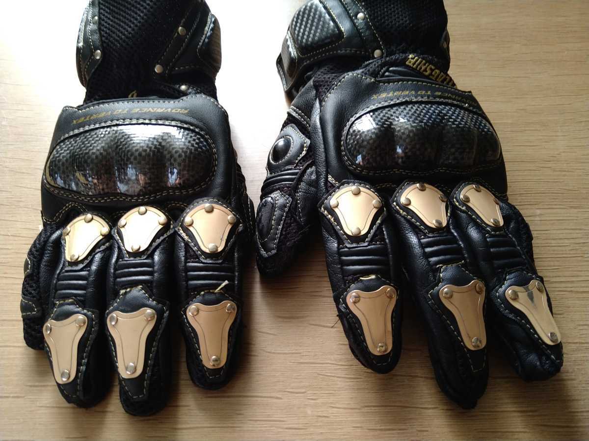 Flagship グローブ ブラック&ゴールド LL フラッグシップ