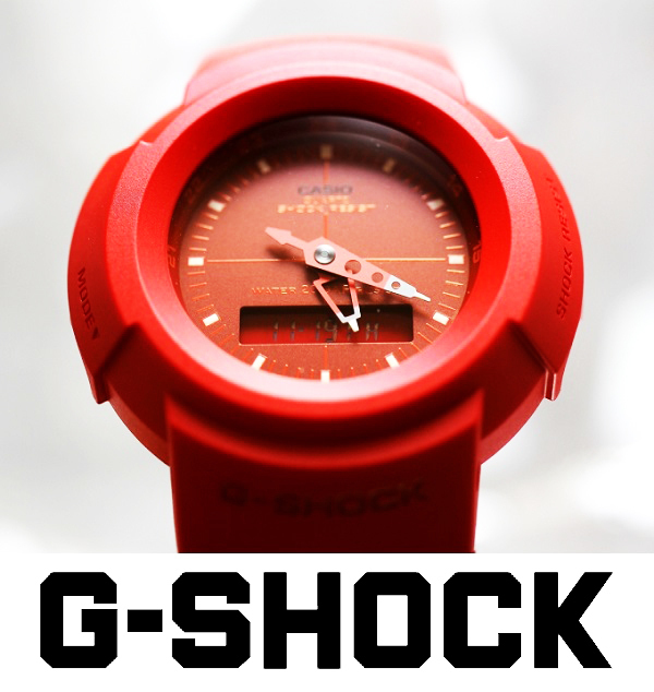 1円】新品正規品CASIOカシオG-SHOCKレッドGショック限定モデルジーショック