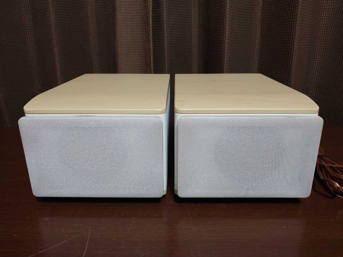 JVC ビクター Victor 高音質.高CPのウッドコーンスピーカー ビクター、直販限定のウッドコーン採用コンポ「EX-S1000 ウッドコーンユニット搭載高音質スピーカー JVC ビクター 高音質ウッドコーンスピーカー SP-EXS1-M 動作品 純正スピーカーケーブル付きです！
