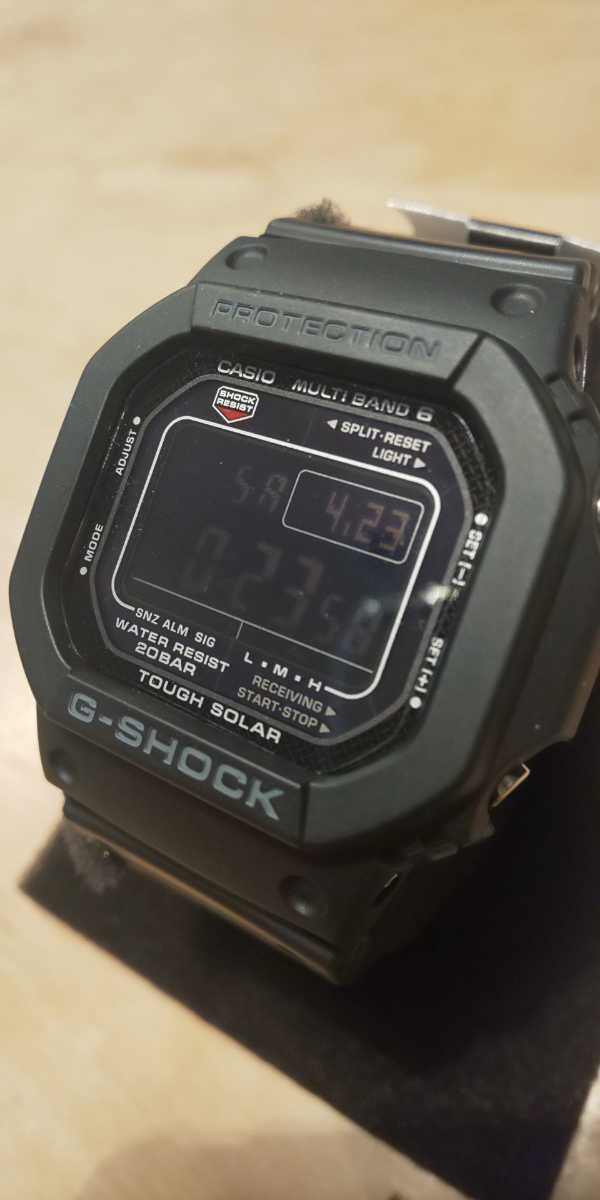 G-SHOCK Gショック GW-m5610U-1bJF ソーラー電波 反転液晶 試着のみ