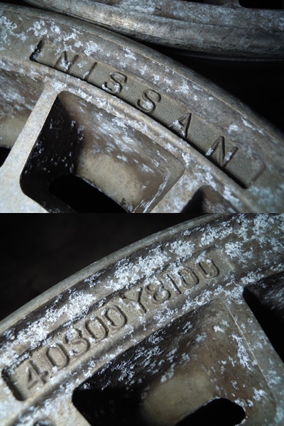 日産 純正 430 セドリック グロリア 等？ アルミ ホイール ホイル 4本  